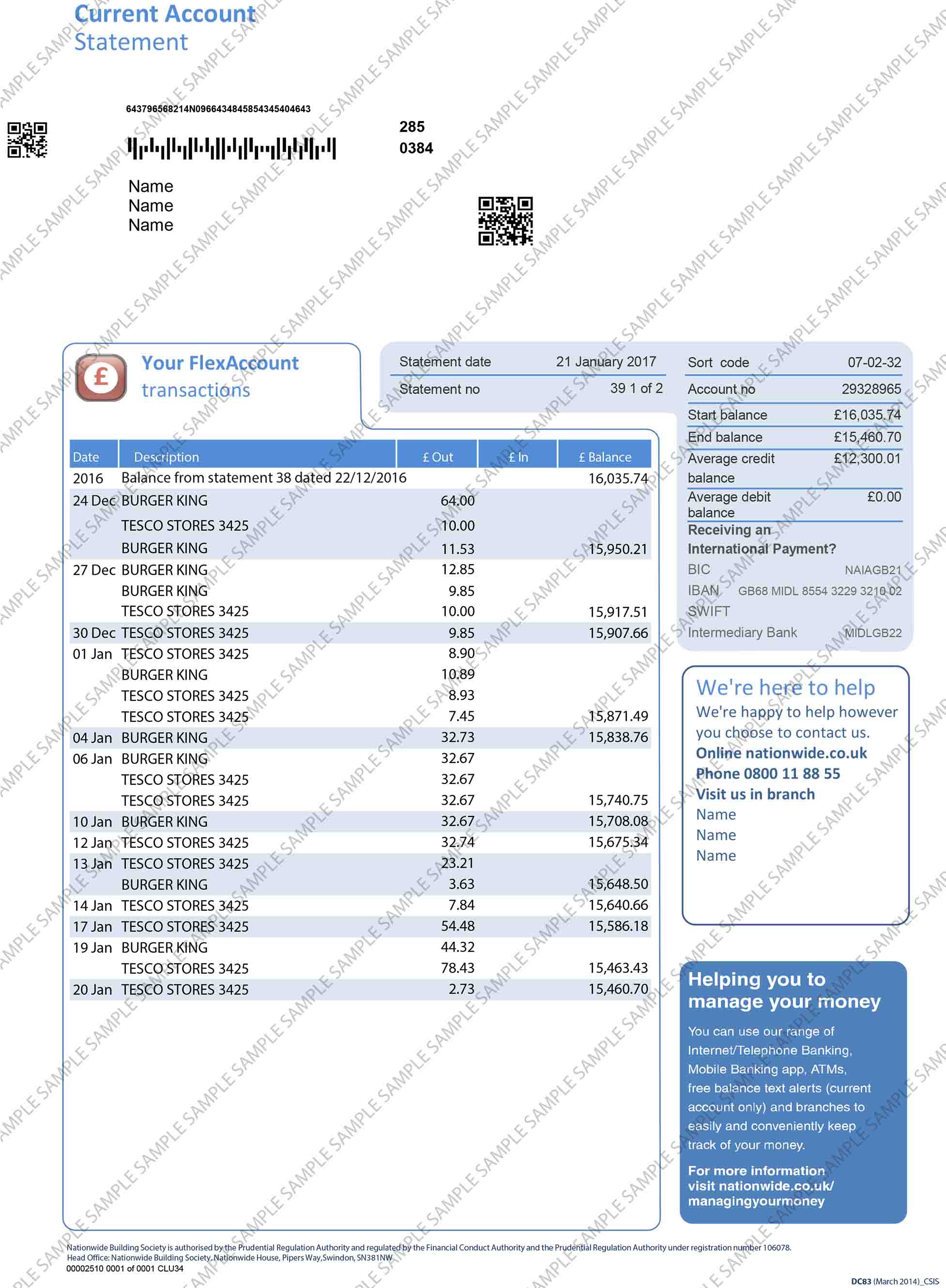 Lloyds Sample Document